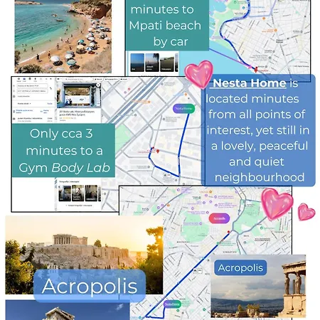 Apartment Home, Lovely, Private, Unique, Cozy 7 Minutes From Center, Super Fast Internet Athens